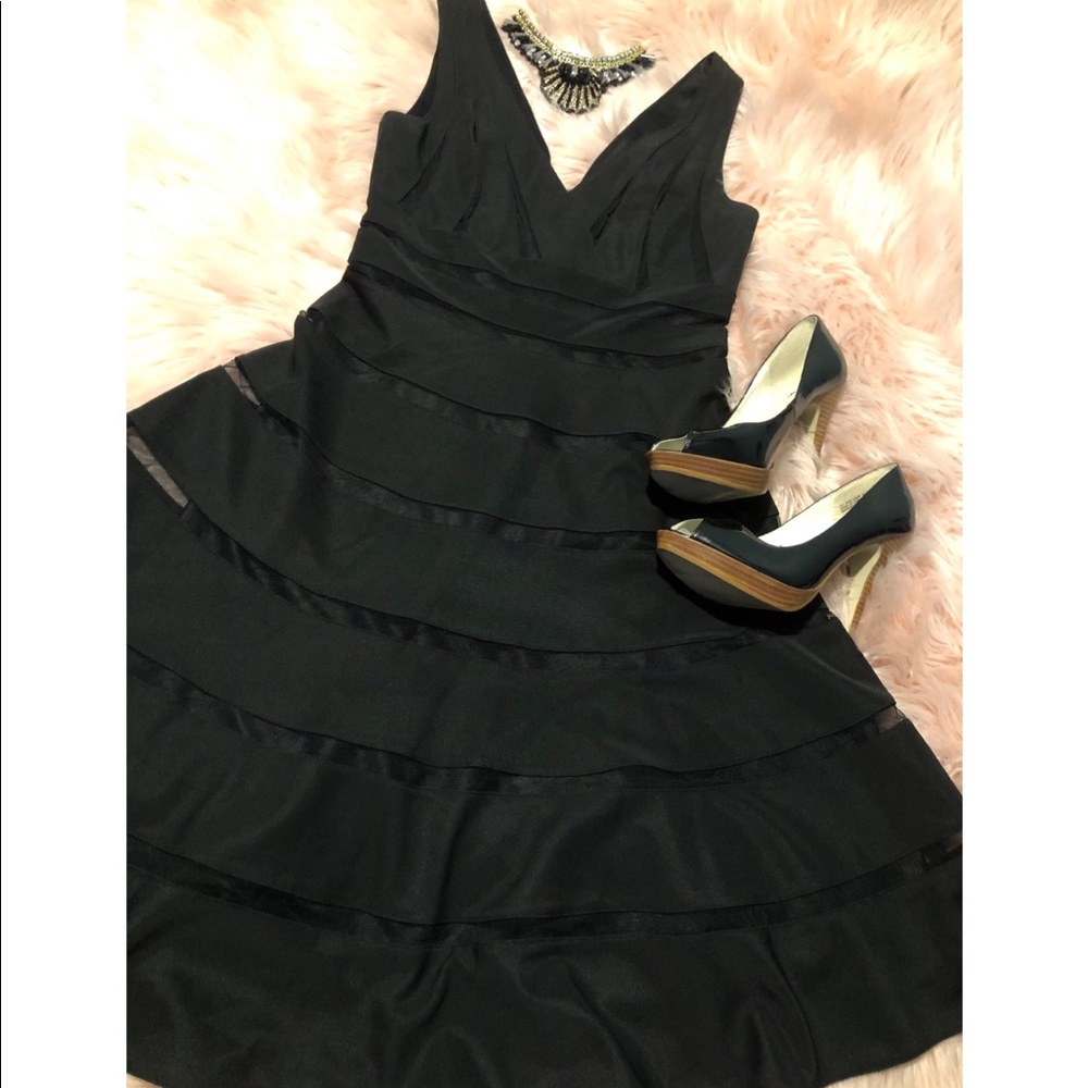 💕White Black dress 💕